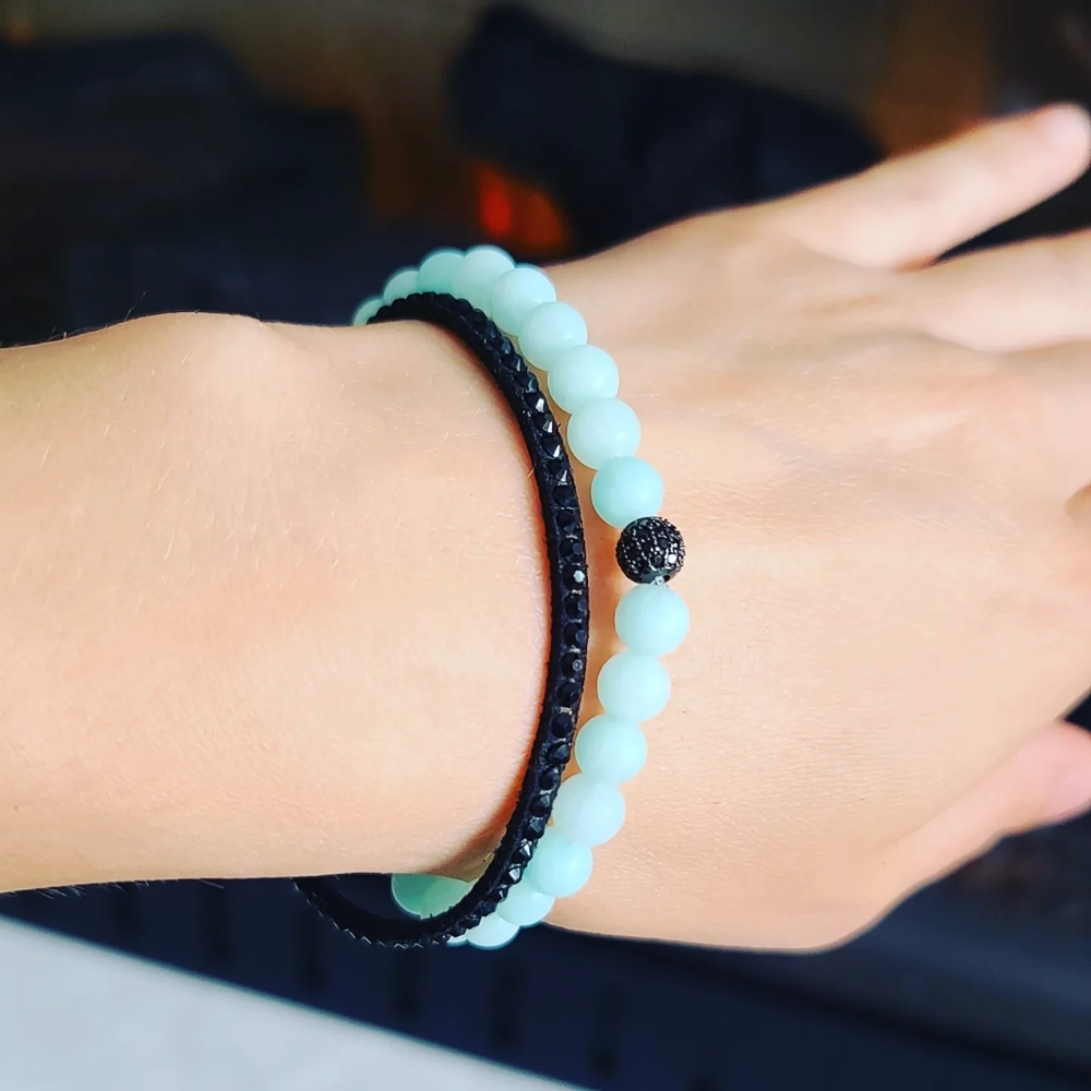 Amazonite bracelet - Picture 4 of 5
